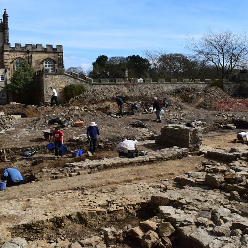 This June, members of Durham University Dept. of Archaeology, in collaboration with The Auckland Project, are excavating at Auckland Castle.