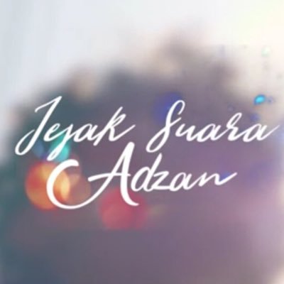 Official Twitter Account of Miniseri Jejak Suara Adzan | Senin-Jumat jam 17.00 WIB hanya di NET. / IG: JSA_NET