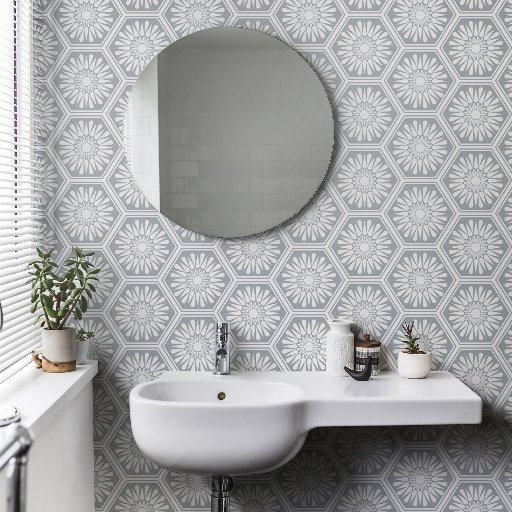 Layla Faye showcases a fresh, vibrant interior range of wallpapers, fabrics, cushions, lampshades and ceramics with striking colours and off-beat prints.