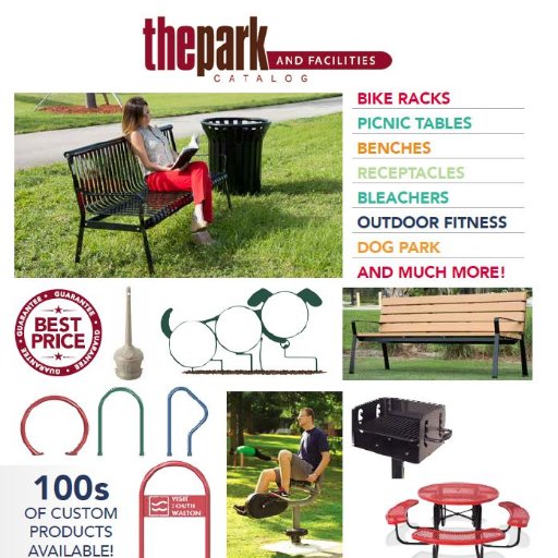 Promote Parks & Outdoors. We supply outdoor site furnishings - park benches, picnic tables, outdoor bike racks, recycled plastic products, Made in USA