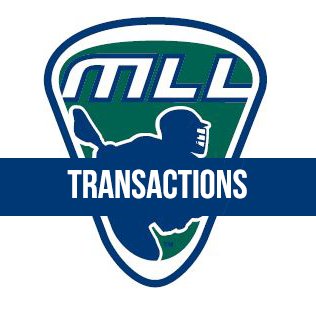 Player transactions directly from the @MLL_Lacrosse front office.