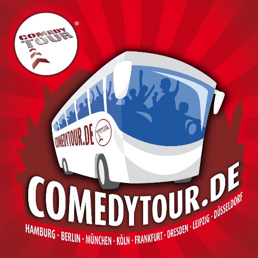Comedy findet Stadt in Hamburg, Berlin, Köln, München, Dresden, Frankfurt, Leipzig und Düsseldorf! Einsteigen. Anschnallen. Loslachen!