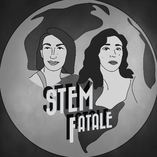 @Ecology_Gremlyn and @Emmadietrich89 talk about historic (and current) women in STEM and remind each other about things they DEF should know. Art by @SurlyJill.