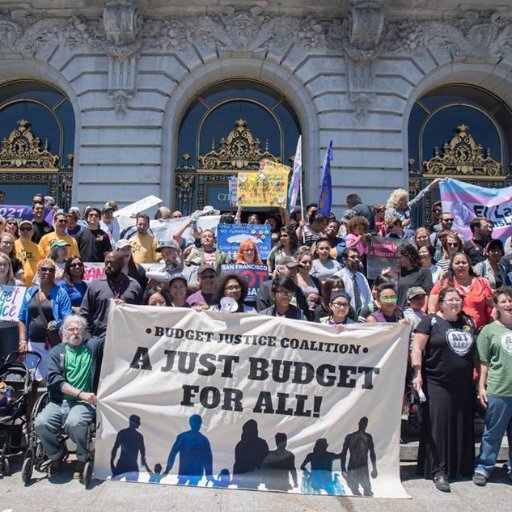 We are a broad coalition advocating to reduce inequities in San Francisco’s budget so it reflects the needs & values of its residents and empowers them