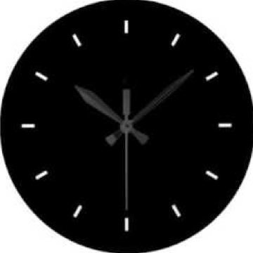 Big black clock