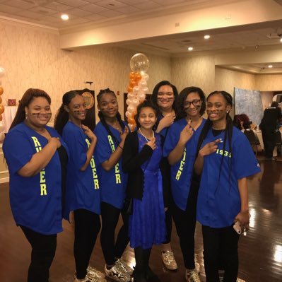 We Are The Rhoers Of Epsilon Nu Sigma Chapter 💙💛🤞🏾#1939