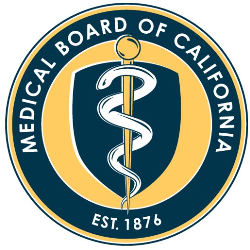 Official Twitter account for the Medical Board of California. Reach us at (800) 633-2322 or via e-mail at webmaster@mbc.ca.gov