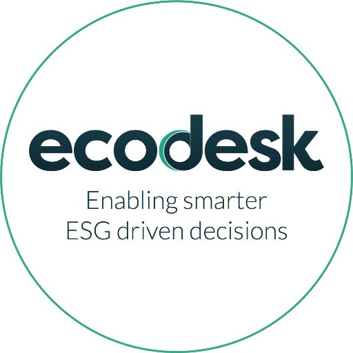 Creating the future of smarter ESG driven decision making. Follow us for #ESGdecisions #SustainabilityData #ResponsibleBusiness #EcodeskHorizon #SDG #SBTs