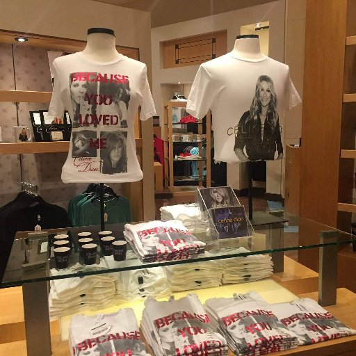 Découvrez les dernières nouveautés de la boutique en ligne #CelineDion !