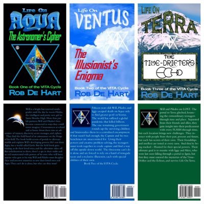 RobDeHart4's profile picture. Author of YA Adventure Book Series: VITA Cycle. RHAP Patron/Survivor enthusiast. LA Kings🏆🏆fanatic. Husband of Loving Wife / Father of 2 Brilliant Adults