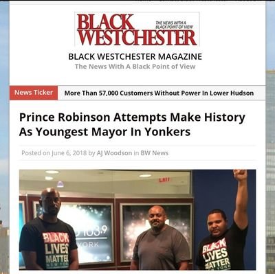 #Yonkers let’s be better than ever before! Vote for #PrinceRobinson