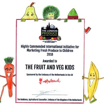 The Award Winning Fruit and Veg Kids are engaging and encouraging children and adults towards healthy living via #Laughter not #Lecture