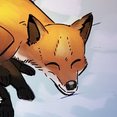 a sleepy foxen | icon by the wonderful @Dalmationer | (she/they)