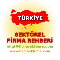 Türkiye'nin Sektörel Firma Ekleme Rehberi Ücretli veya Ücretsiz olarak Kurumsal Büyük yada Küçük Ölçekli Firmaların Bilgi paylaşımın yapıldığı bir Platform.