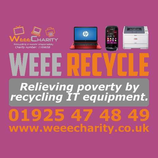 We exist to help relieve poverty by recycling electrical equipment so that community groups and other charities can access funding