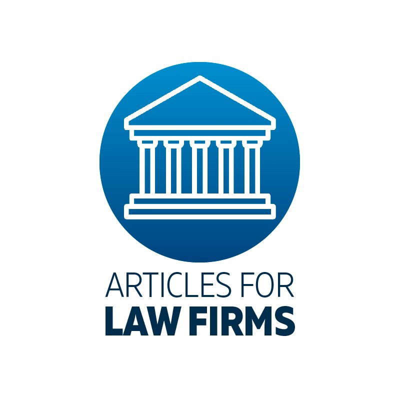 #articles are key to success when it comes to #lawfirms. Make sure you're #writing your #content properly with the latest information available.