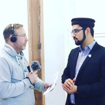 Imam of the Ahmadiyya Muslim Community in Norway. Muslims who believe in Mirza Ghulam Ahmad Qadiani as Messiah and Mahdi. Motto LOVE 4 ALL HATRED 4 NONE.