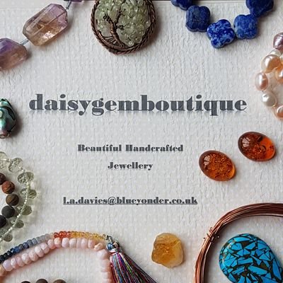 I design and create unique jewellery using genuine gemstones. I have both an Etsy and eBay store, you can also folow me on instagram and facebook