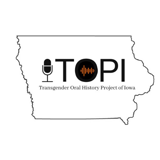 Oral history and digital archiving project in Iowa preserving trans and gnc history - project director @ambettine housed @lgbtqiowa