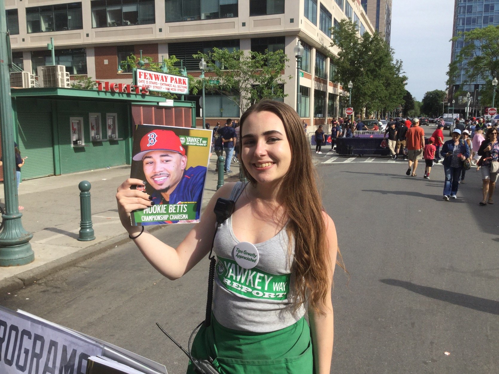 The only program sold outside #FenwayPark with OFFICIAL #MLB giveaways #RedSox Coverage  #USMC Vet Owned & Current #USArmy