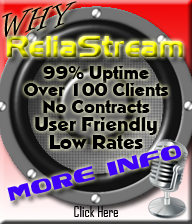 ReliaStream's profile picture. Lost cost reliable shoutcast hosting. Plans as low as $1 per month.