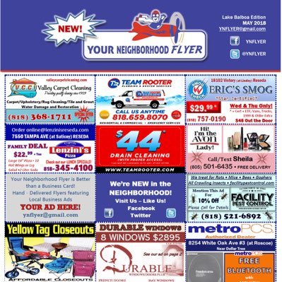 YnFlyer's profile picture. Flying Solo? Your Neighborhood Flyer is Better than a Business Card! Hand-Delivered Flyers featuring Local Business Ads. EVERY AD IS PAGE ONE!