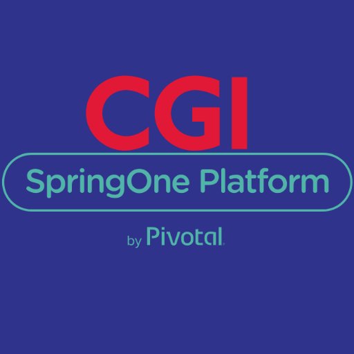Twitter profile for CGI's booth at the SpringOne Platform conference!