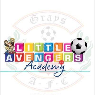Grays Athletic Little Avengers Academy, every Saturday morning 9am - 10am ages 4-7 at Lakeside sports centre