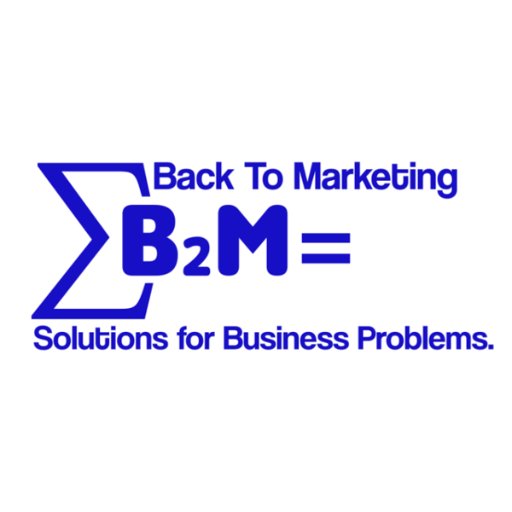 backtomarketing's profile picture. @B2MLLC is a #DigitalMarketing Firm dedicated to increasing #Sales & #BrandAwareness for our Clients with modern Strategies, Tools & Tech. #SocialMedia #Ads