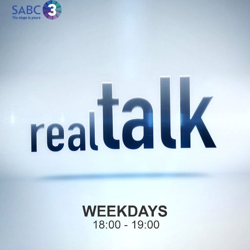 #RealTalkOn3 6pm SABC3