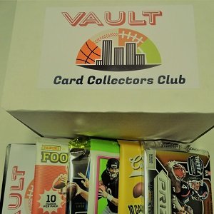 Welcome to the Vault Card Club! We offer Baseball, Basketball, and Football Subscription Boxes featuring a variety of Hobby packs, card supplies and Vault Pack!