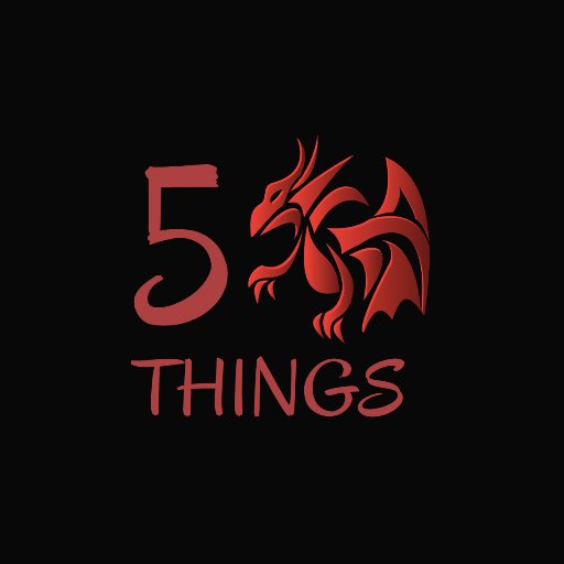 The Twitter for 5 Things, I'll be uploading list videos every Sunday!