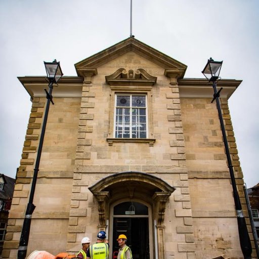 Sally Tweeting about the restoration of the Grade II* Brackley Town Hall, Northamptonshire. https://t.co/FrKdglPeAy for more :)