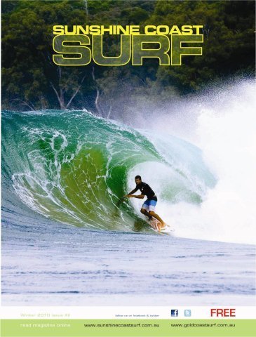 Sunshine Coast Surf magazine is a Free mag that is published quarterly. The magazine is a core surfing publication full of stories and photos of local surfers.