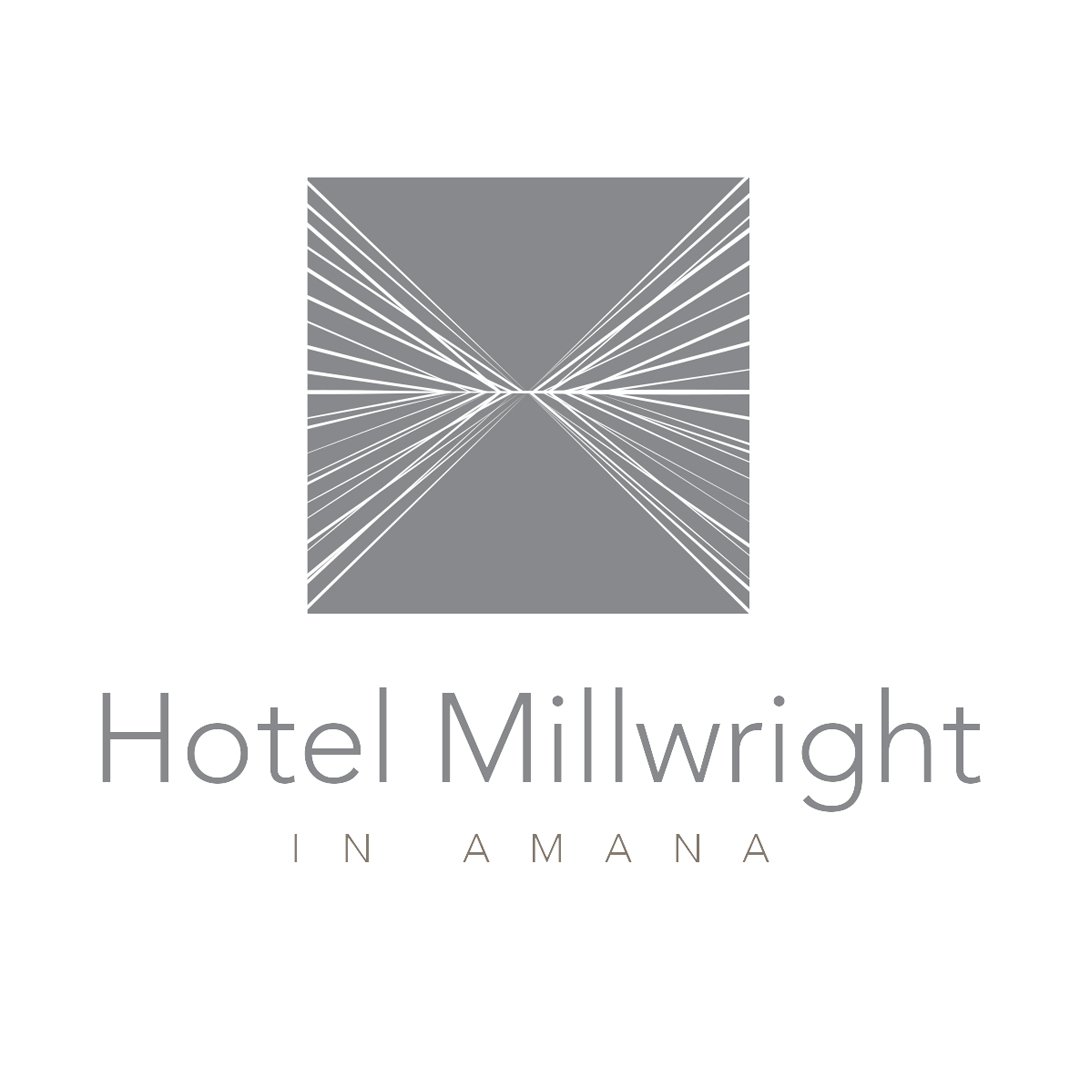Welcome to Hotel Millwright in Amana. A boutique hotel and event center within the historic Amana Woolen Mill complex.