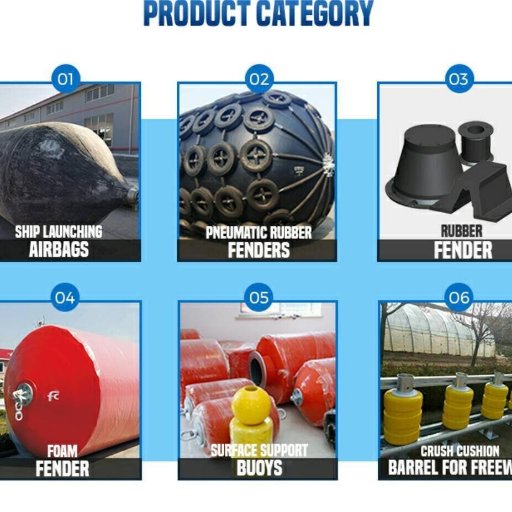 Qingdao Evergreen Maritime is a leading manufacturer of ship launching airbags, pneumatic fenders, foam filled fenders, offshore buoys in China.