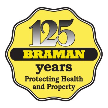 Braman has been exterminating pests in homes and businesses across southern New England for over 125 years. 
Safety. Quality. Professional Customer Service.