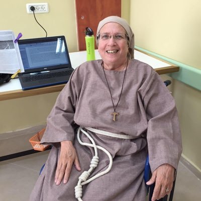 Catholic Sister. Contemplative. Survived Covid-19 (x3), Breast CA, Ewing’s Sarcoma. Was Poor Clare, then hermit, then got sick.  #catholictwitter #medtwitter