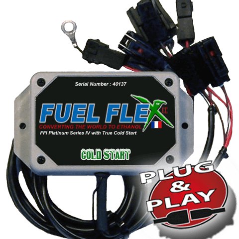 Kit Flex Fuel pour véhicule essence permettant la conversion du moteur à l'éthanol E85.
