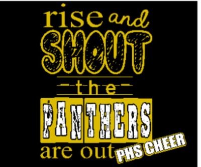 Support your Panthers Cheerleaders, get info on upcoming events...boost school spirit and have PANTHER PRIDE