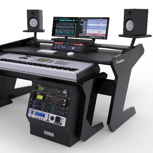 Designer Home Recording Studio Desk