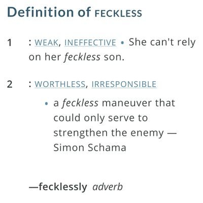 Fecklessness11 Profile Picture