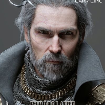 'Forgive my delay, a bit of unforeseen trouble' 
Wise & merciful, revered by his people. 
(Run by Regis/Ardyn Mocap Actor @JonCampling https://t.co/DQcLqRLGwW )