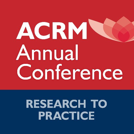 The ACRM Annual Conference is the largest interdisciplinary rehabilitation research event in the world. https://t.co/aEk38t1ukK #ACRM2021 #RehabResearch