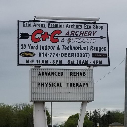 Erie Areas Premier Archery Pro Shop! 30 Yard Indoor Range! All New TechnoHunt 400PRO Interactive Target Range. Mathews, Mission, Darton, Bear & Hoyt. IFBAP #MAG