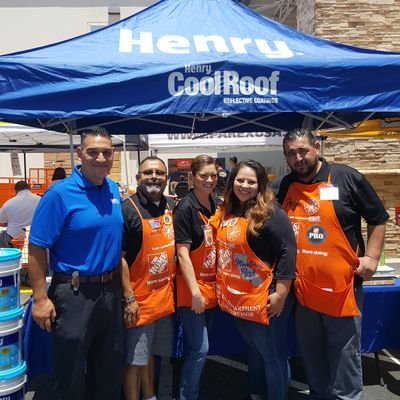 Western Regional Manager- (Pac Central, Pac South, Pac North & Pacific Northwest).
* Our goal is to provide Roof Coating Solutions for Home Depot Pro's.