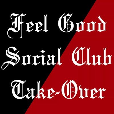 We storm into your local venue, put on some sweet music, some comedians, maybe some films/vendors/food.

Events page for Feel Good Social Club🐘