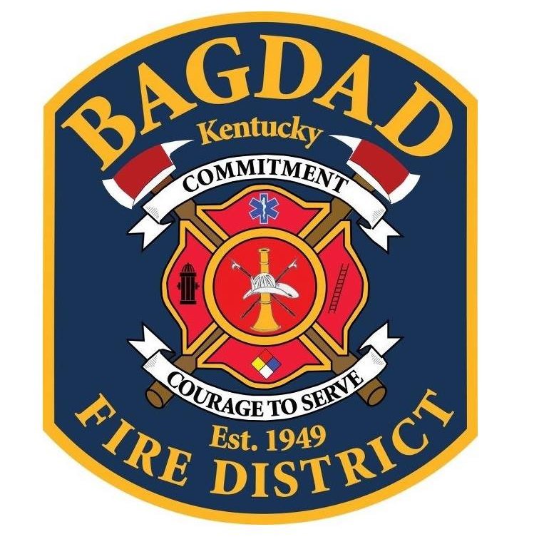 The Bagdad FD is comprised of dedicated volunteer firefighters whose primary mission is the protection of life, property, and the environment in Shelby Co, KY.