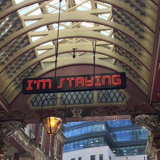 I'M STAYING is a statement of both provocation and affirmation