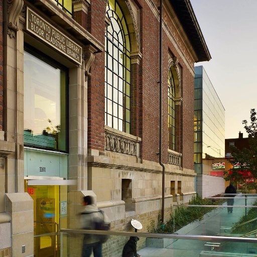 A community cornerstone for over 100 years, Bloor/Gladstone is one of the branches of @torontolibrary.  Mon-Fri. 9am-8:30pm Sat. 9am-5pm